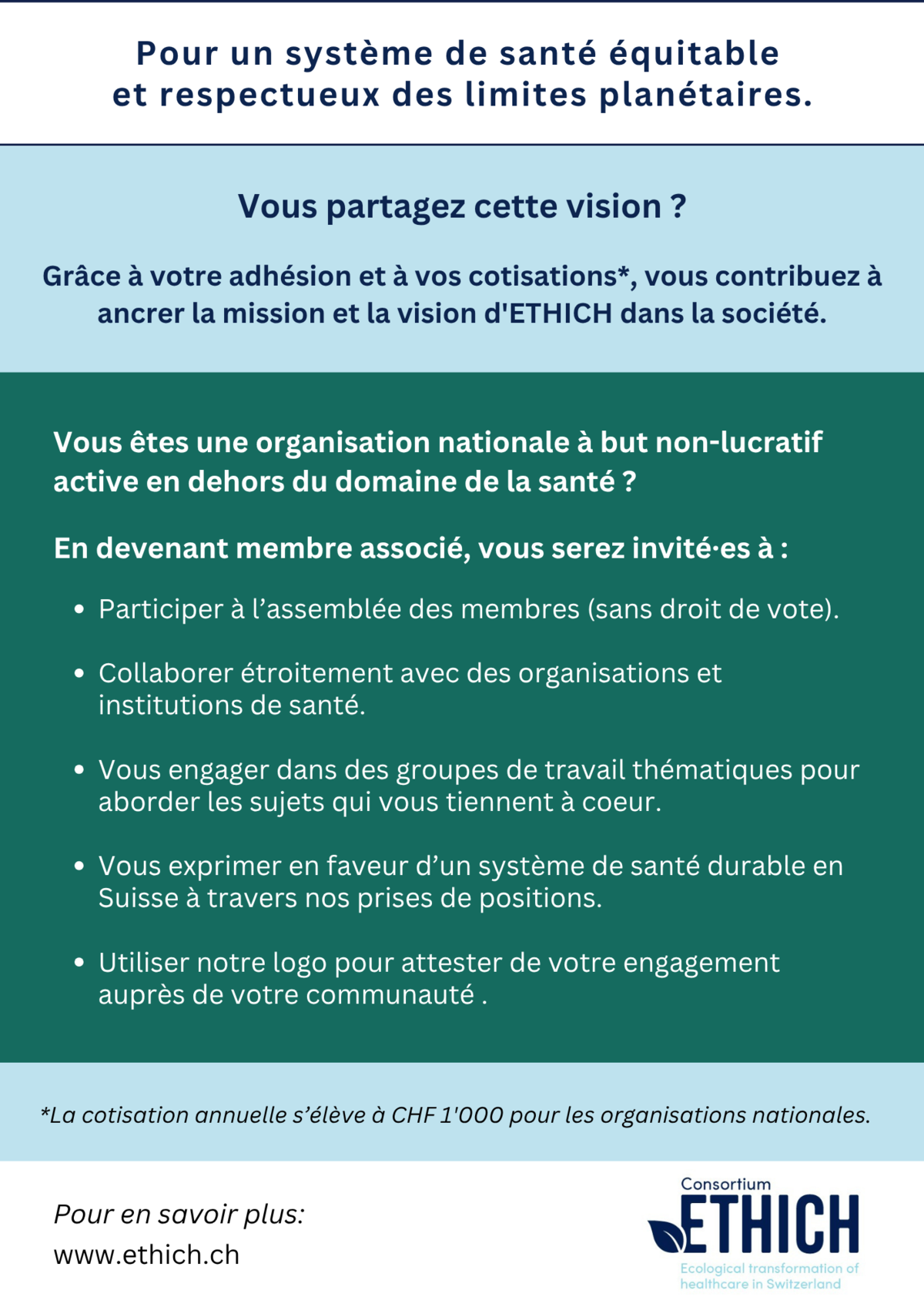 Flyer FR Membres associés non-santé
