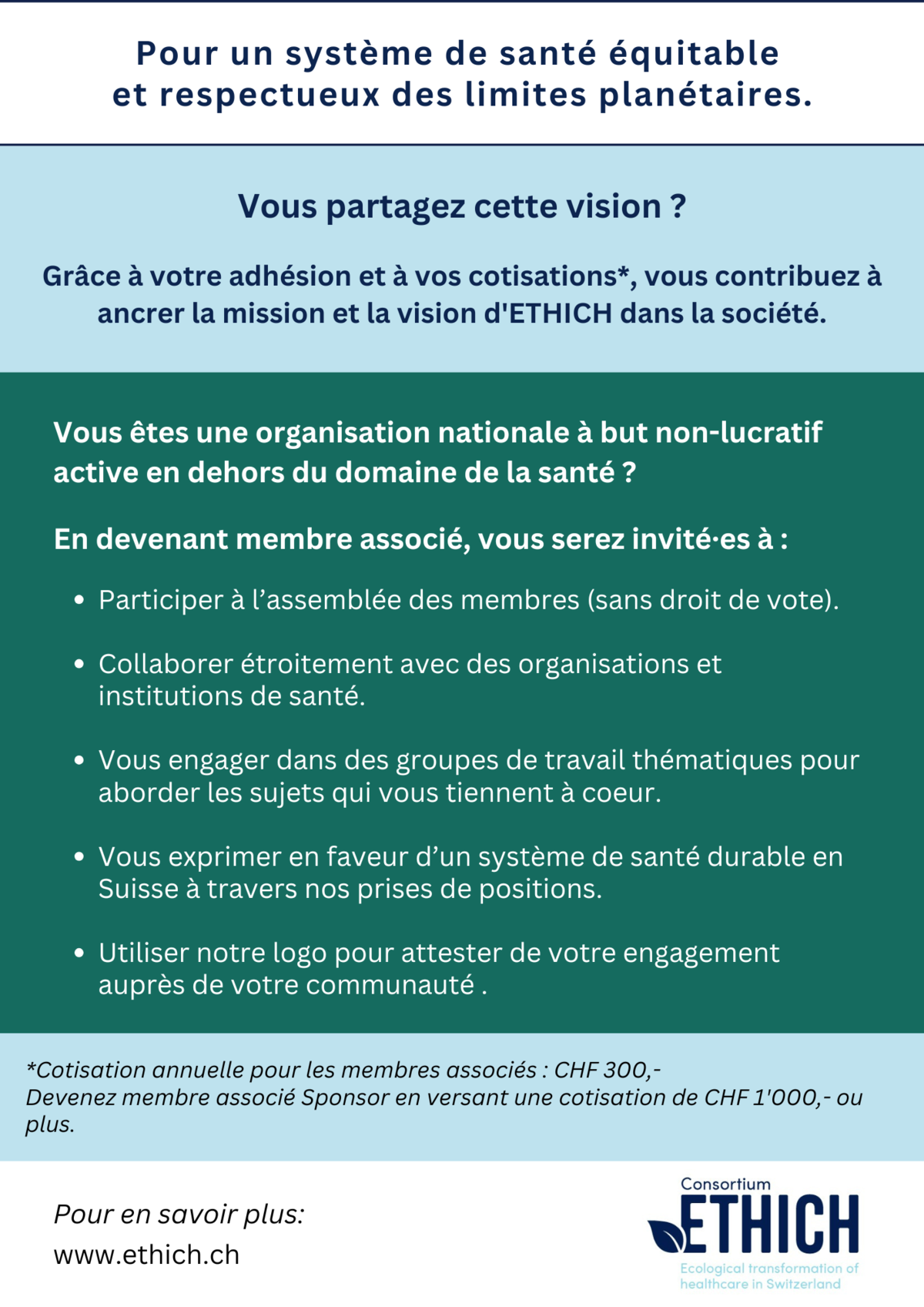 flyer P2 FR - Membres associés non-santé