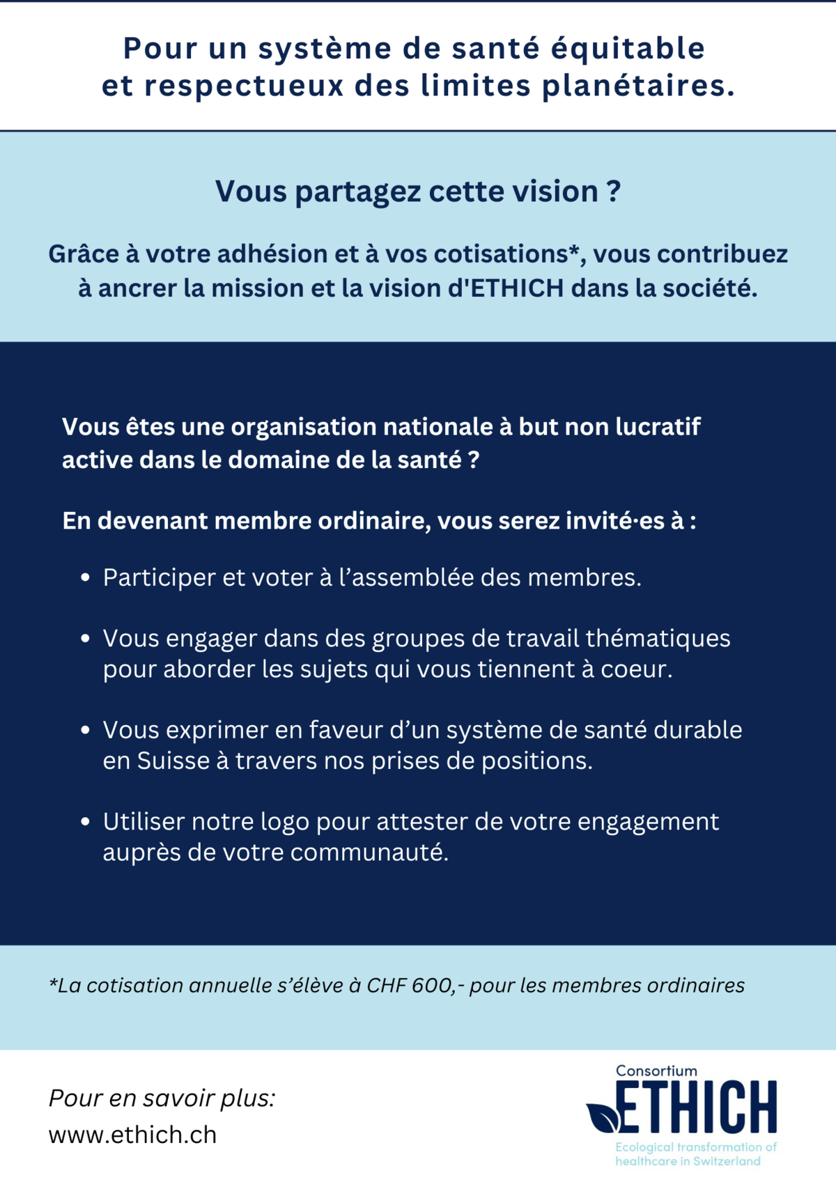 flyer P2 FR - Membres ordinaires