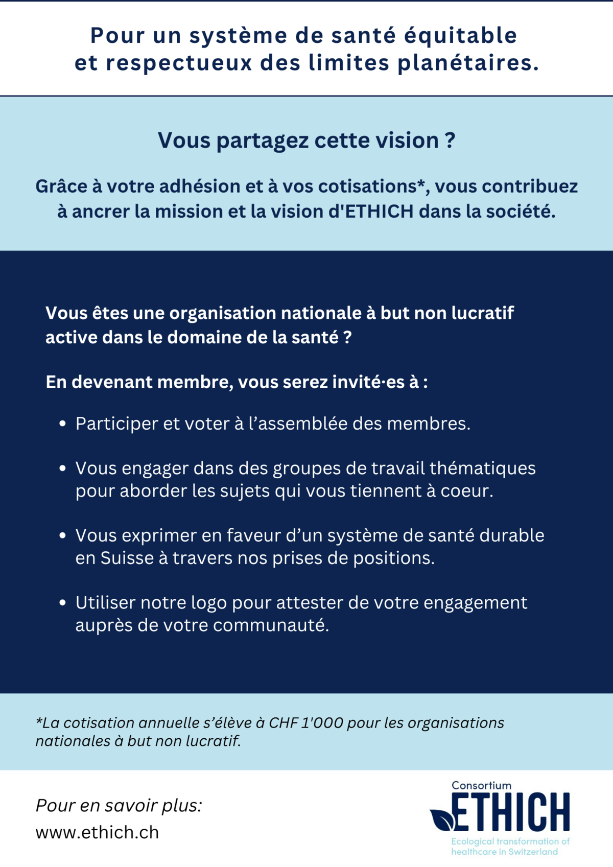 Flyer FR Membres ordinaires